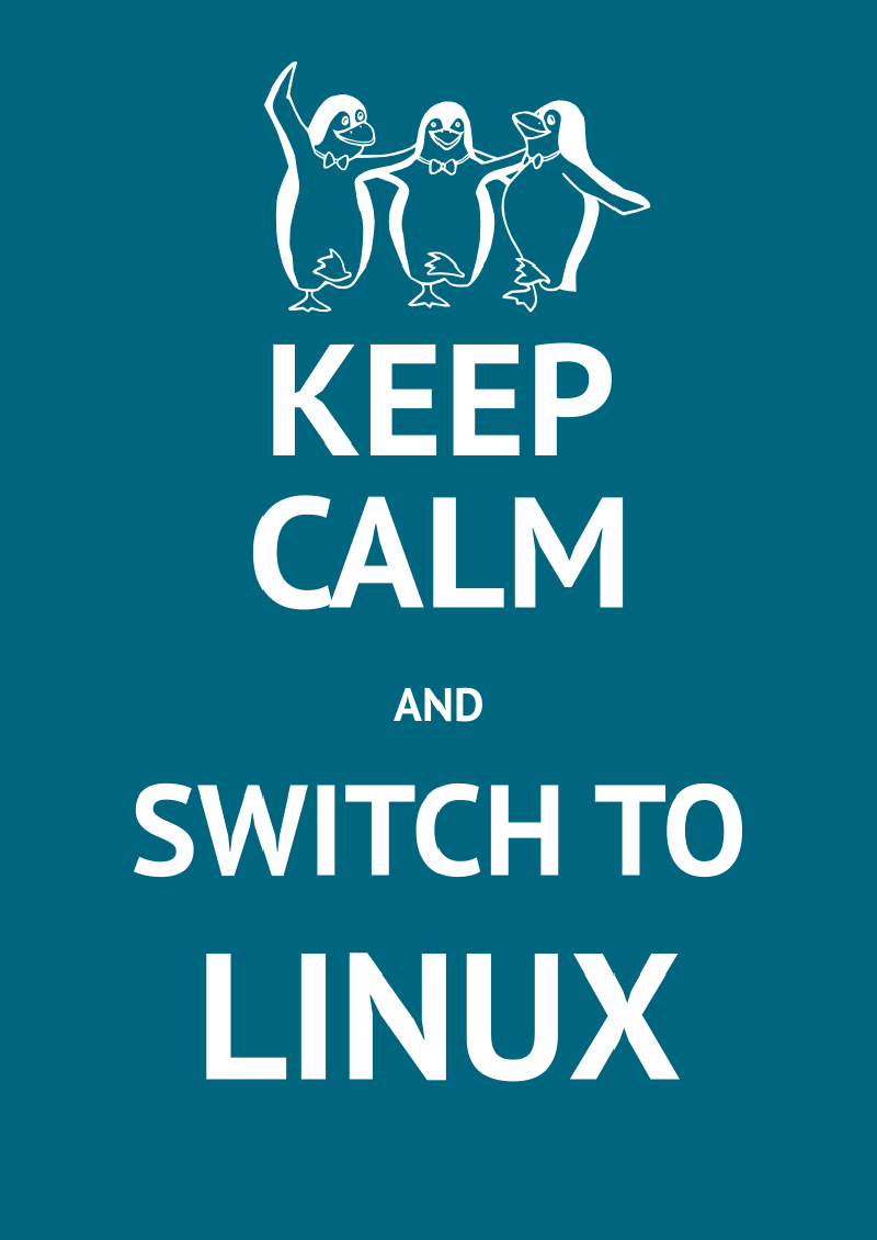 Featured image of post Keep Calm and switch to Linux